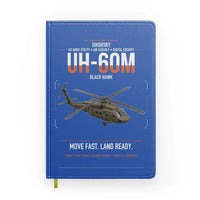 Thumbnail for Sikorsky UH-60M Black Hawk design on blue notebook