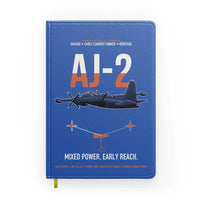 Thumbnail for AJ-2 Savage Tanker design on blue notebook