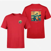 Thumbnail for VINTAGE G4429 - The Windsock Maker - Double-Side T-Shirt design on red double side t shirt