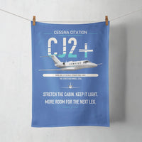 Thumbnail for Cessna Citation CJ2+ design on blue towel