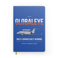 Thumbnail for Saab GlobalEye design on blue notebook