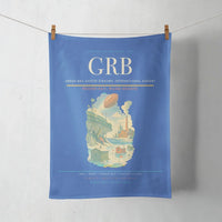 Thumbnail for Green Bay–Austin Straubel International Airport (GRB) design on blue towel