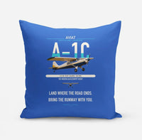 Thumbnail for Aviat Husky A-1C-180 design on blue pillow