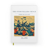 Thumbnail for VINTAGE G4430 - The Storytellers' Bench - Designed Notebooks design on white