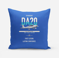 Thumbnail for Diamond DA20 design on blue pillow