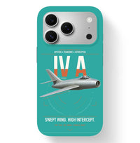 Thumbnail for Dassault Mystère IV A design on turquoise magsafe iphone case, for iPhone 17 Pro