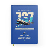 Thumbnail for Boeing 737-500 Classic design on blue notebook