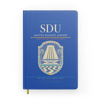 Thumbnail for Santos Dumont Airport (SDU) design on blue notebook