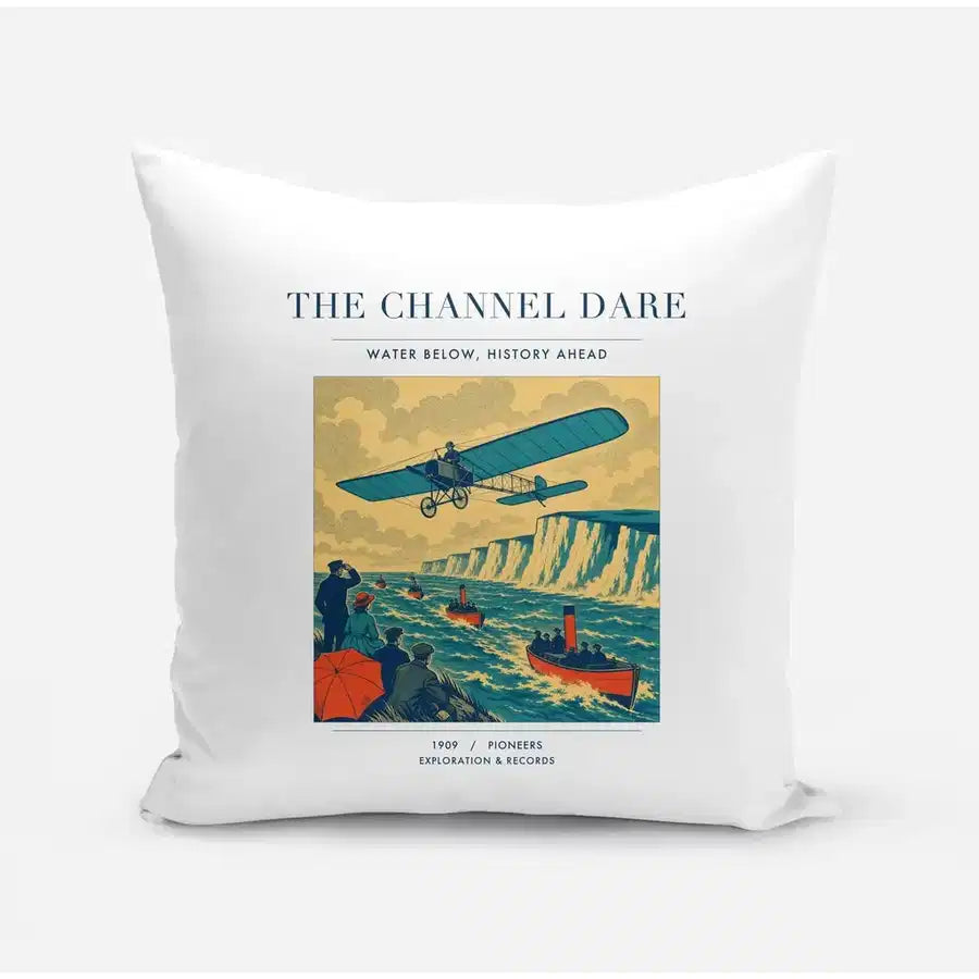 VINTAGE G4324 - The Channel Dare - Designed Pillows design on white