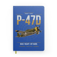 Thumbnail for P-47D Thunderbolt Razorback design on blue notebook