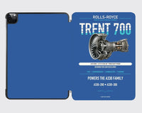 Thumbnail for TRENT 700 design on blue ipad tablet case