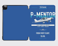 Thumbnail for Tecnam P-Mentor design on blue ipad tablet case
