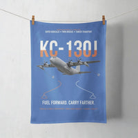 Thumbnail for KC-130J SUPER HERCULES design on blue towel
