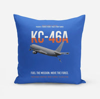 Thumbnail for KC-46A PEGASUS design on blue pillow