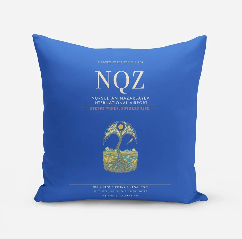 Nursultan Nazarbayev International Airport Astana NQZ - Blue