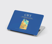 Thumbnail for Westerland Sylt Airport (GWT) design on blue MacBook case