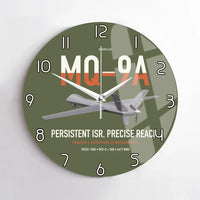 Thumbnail for MQ-9A Reaper design on green army no frame wall clock