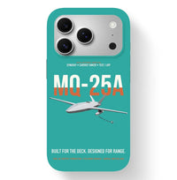 Thumbnail for MQ-25A STINGRAY design on turquoise magsafe iphone case, for iPhone 17 Pro