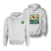 Thumbnail for VINTAGE G4002 - The Channel Crossing - Double-Side Hoodie design on white double side