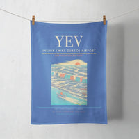 Thumbnail for Inuvik (Mike Zubko) Airport (YEV) design on blue towel