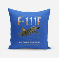 Thumbnail for F-111F Aardvark design on blue pillow