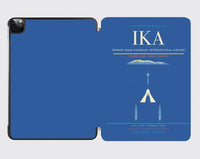 Thumbnail for Tehran Imam Khomeini International Airport (IKA) design on blue ipad tablet case