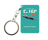 Thumbnail for F-15C EAGLE Key Chain design on turquoise key chain