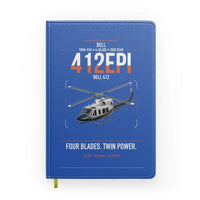 Thumbnail for Bell 412EPI design on blue notebook