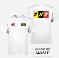 Thumbnail for Flat Colourful 737 Designed Double-Side T-Shirts - view 15