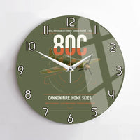 Thumbnail for IAR 80C design on green army no frame wall clock