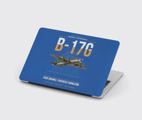 Thumbnail for B-17G Flying Fortress design on blue MacBook case