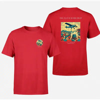 Thumbnail for VINTAGE G4259 - The Flour Bomb Drop - Double-Side T-Shirt design on red double side t shirt