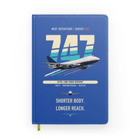 Thumbnail for Boeing 747SP design on blue notebook