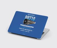 Thumbnail for BR710 design on blue MacBook case