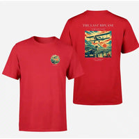 Thumbnail for VINTAGE G4054 - The Last Biplane - Double-Side T-Shirt design on red double side t shirt