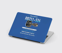 Thumbnail for RB211-524 design on blue MacBook case