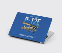 Thumbnail for Boeing P-12E design on blue MacBook case