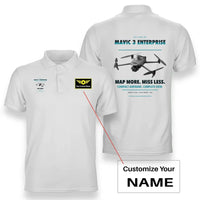 Thumbnail for DJI Mavic 3 Enterprise design on white polo with custom name badge