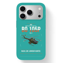 Thumbnail for MBB BO 105P PAH-1 design on turquoise magsafe iphone case, for iPhone 17 Pro