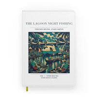 Thumbnail for VINTAGE G4407 - The Lagoon Night Fishing - Designed Notebooks design on white
