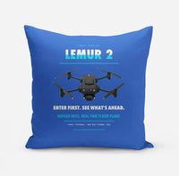 Thumbnail for BRINC LEMUR 2 design on blue pillow