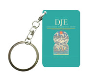 Thumbnail for Djerba-Zarzis International Airport DJE Key Chain design on turquoise key chain
