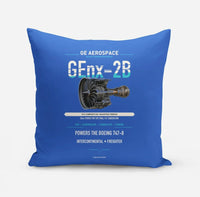 Thumbnail for GEnx-2B design on blue pillow