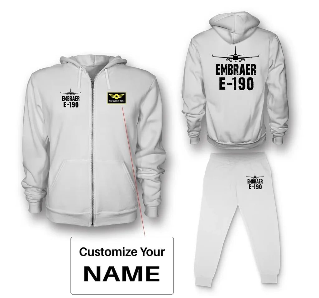 Customisable Embraer E-Jet Hoodie - view 15