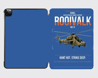 Thumbnail for Denel Rooivalk Mk 1F design on blue ipad tablet case