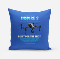 Thumbnail for DJI Inspire 2 design on blue pillow