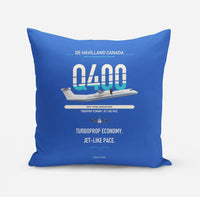 Thumbnail for De Havilland Dash 8-400 design on blue pillow