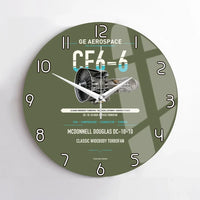 Thumbnail for CF6-6 design on green army no frame wall clock