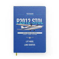 Thumbnail for Tecnam P2012 STOL design on blue notebook