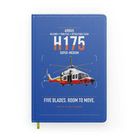 Thumbnail for Airbus H175 design on blue notebook